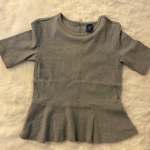 Grey peplum